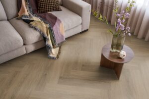 ambiant spigato viranto visgraat dryback light brown pvc