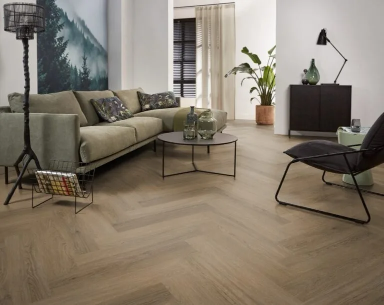 ambiant spigato viranto visgraat dryback light brown pvc
