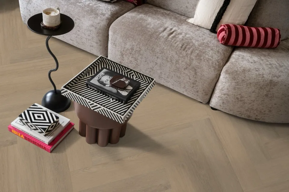 ambiant spigato viranto visgraat click src warm beige pvc