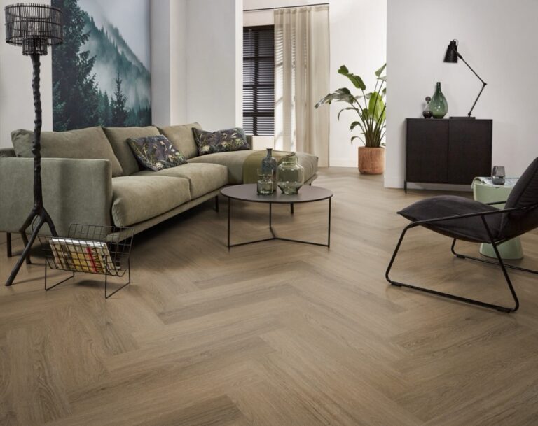 ambiant spigato viranto visgraat click src light brown pvc