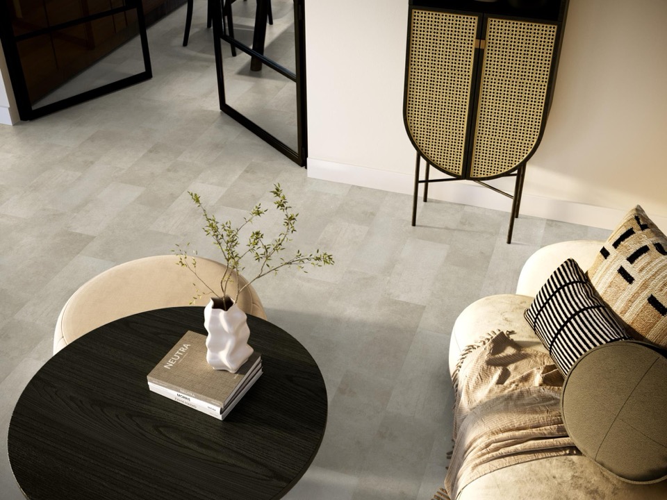 ambiant expression aqua grijsbruin tegel laminaat