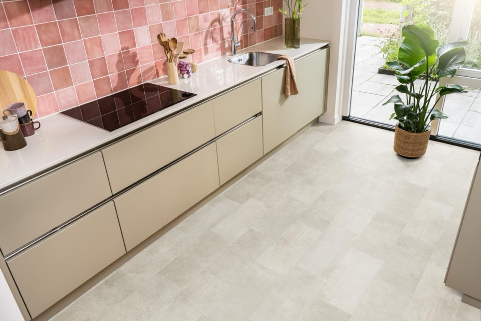 ambiant expression aqua grijsbruin tegel laminaat