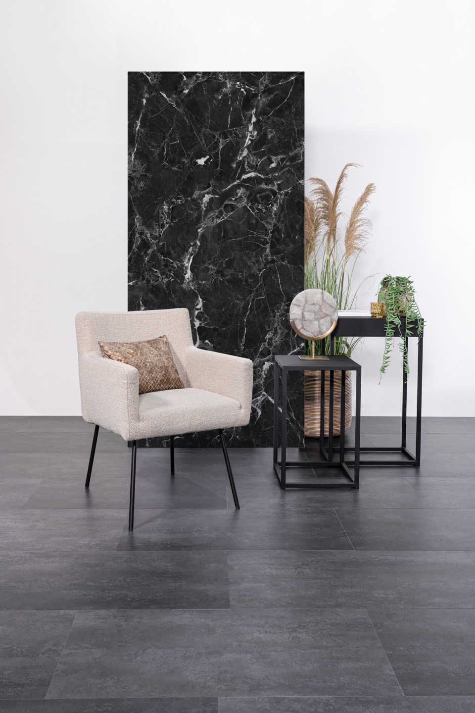 hamat identity 909 stone tegel 9011 plak pvc