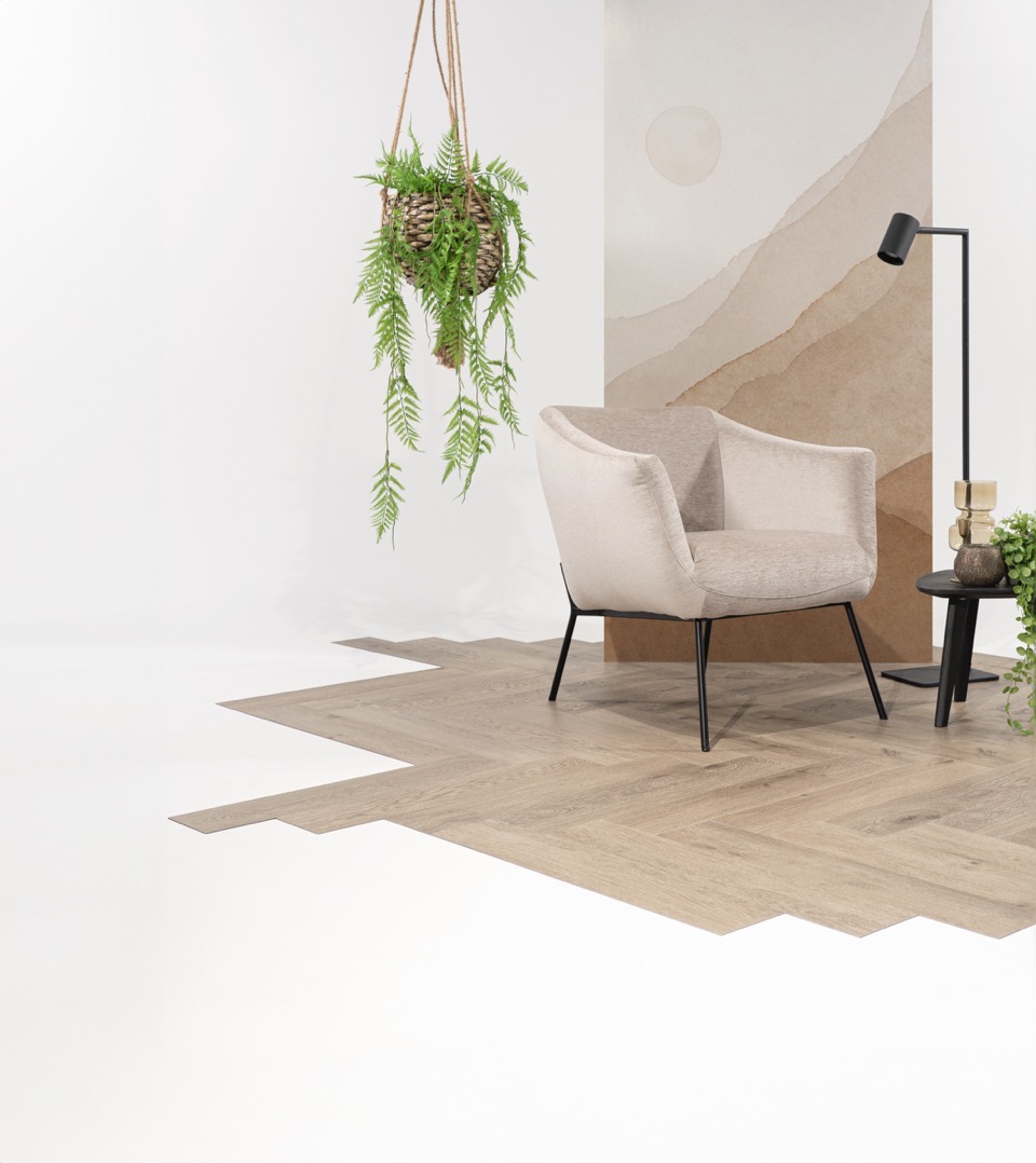 hamat identity 908 authentic visgraat 8018 plak pvc