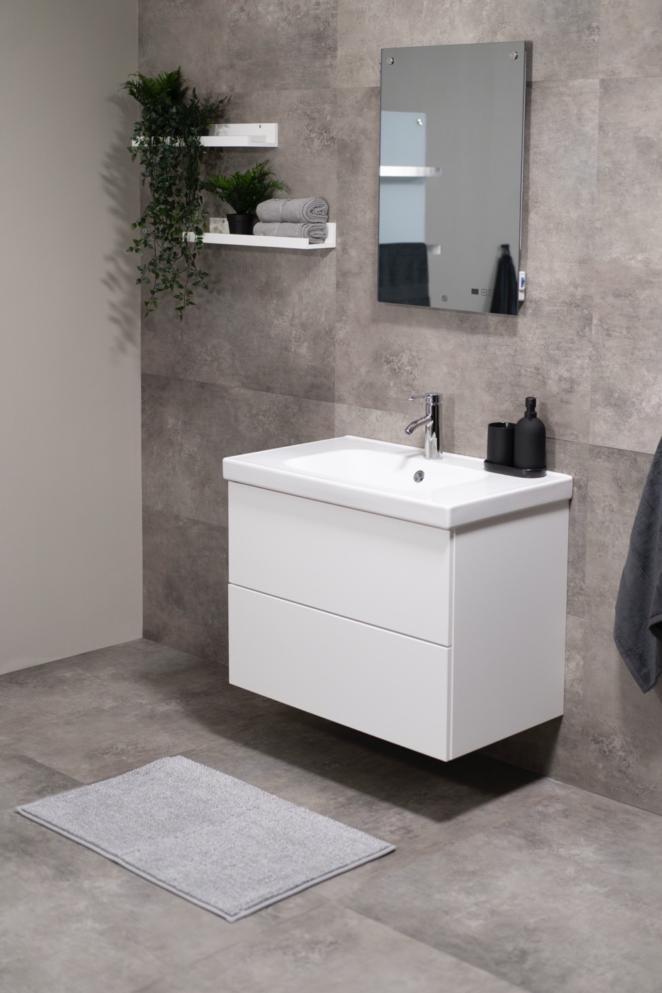 hamat identity 909 stone tegel 9012 medium plak pvc