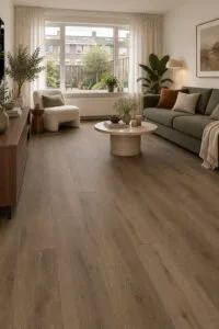 givefloors rustiek eiken donker bruin click pvc op=op