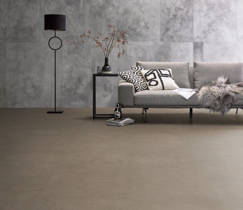 ambiant cerino xxl dryback taupe pvc