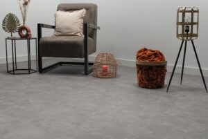 floer tegel click pvc betonlook grijs