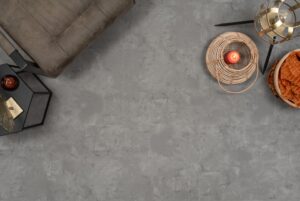 floer tegel click pvc betonlook grijs