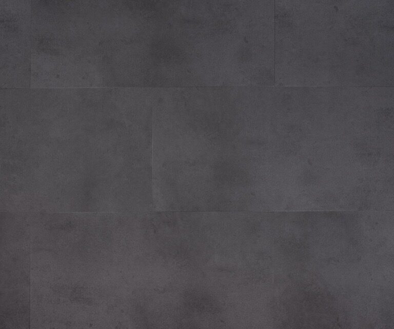 floer tegel click pvc betonlook zwart