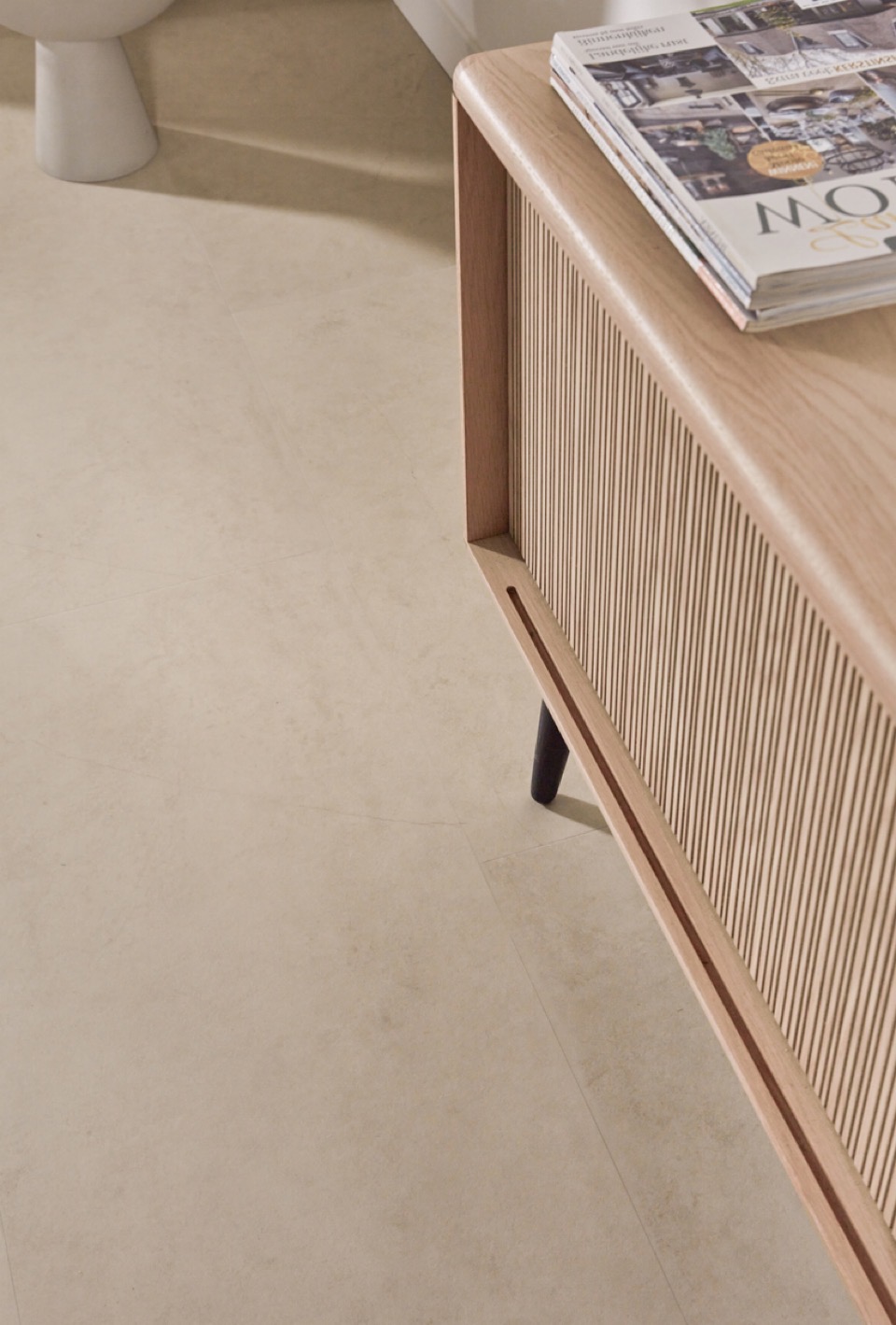floer tegel click pvc betonlook beige
