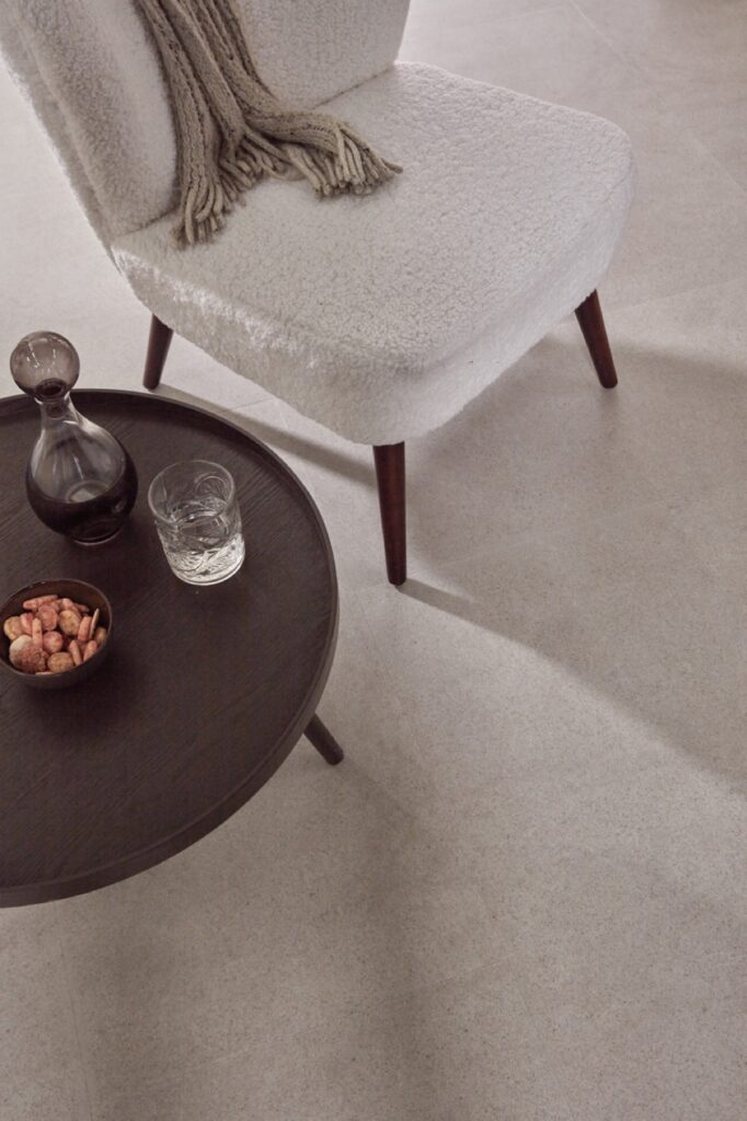 floer tegel click pvc betonlook greige