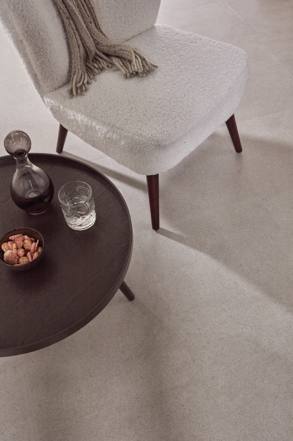 floer tegel click pvc betonlook greige