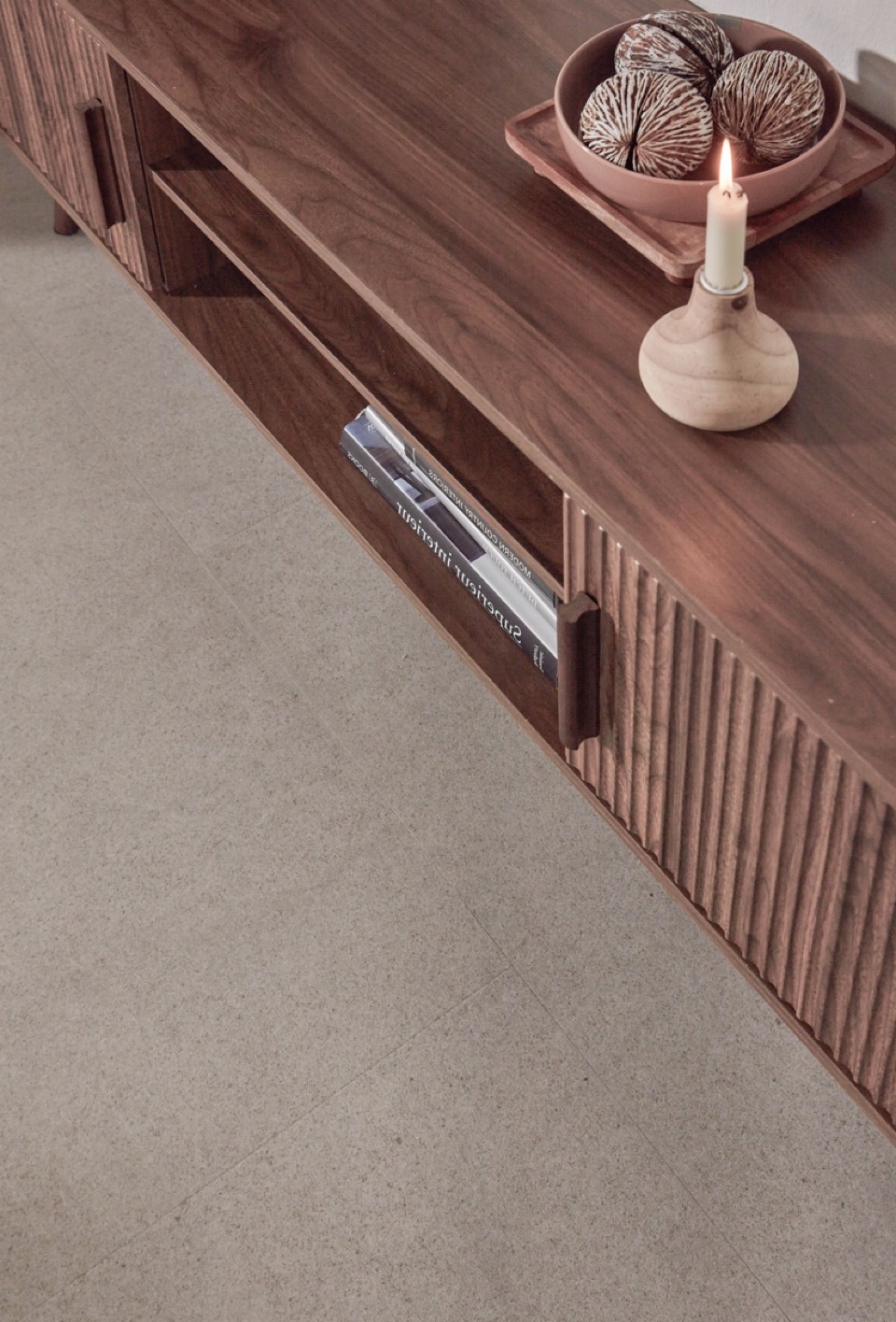 floer tegel click pvc betonlook greige