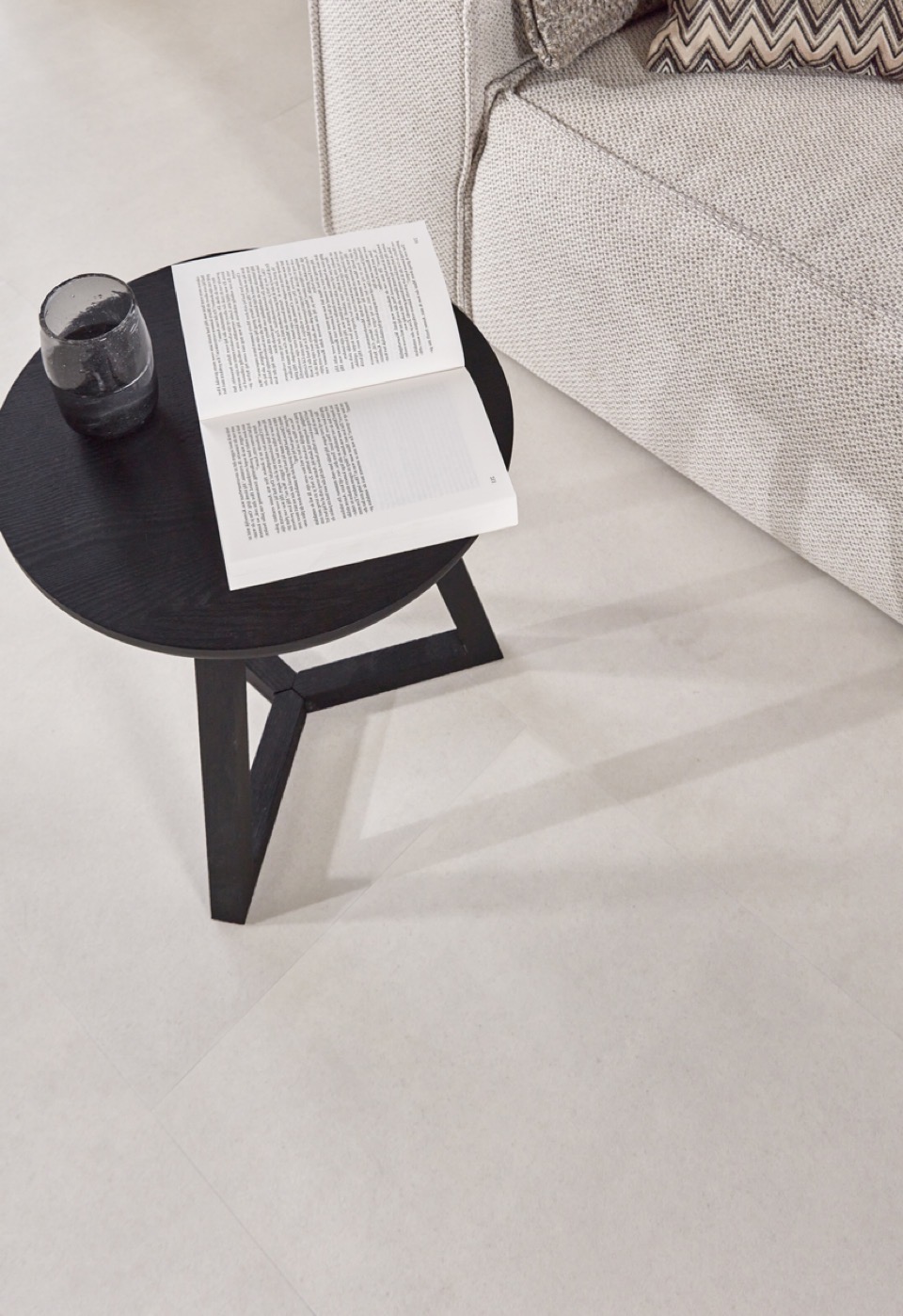 floer tegel click pvc betonlook zand