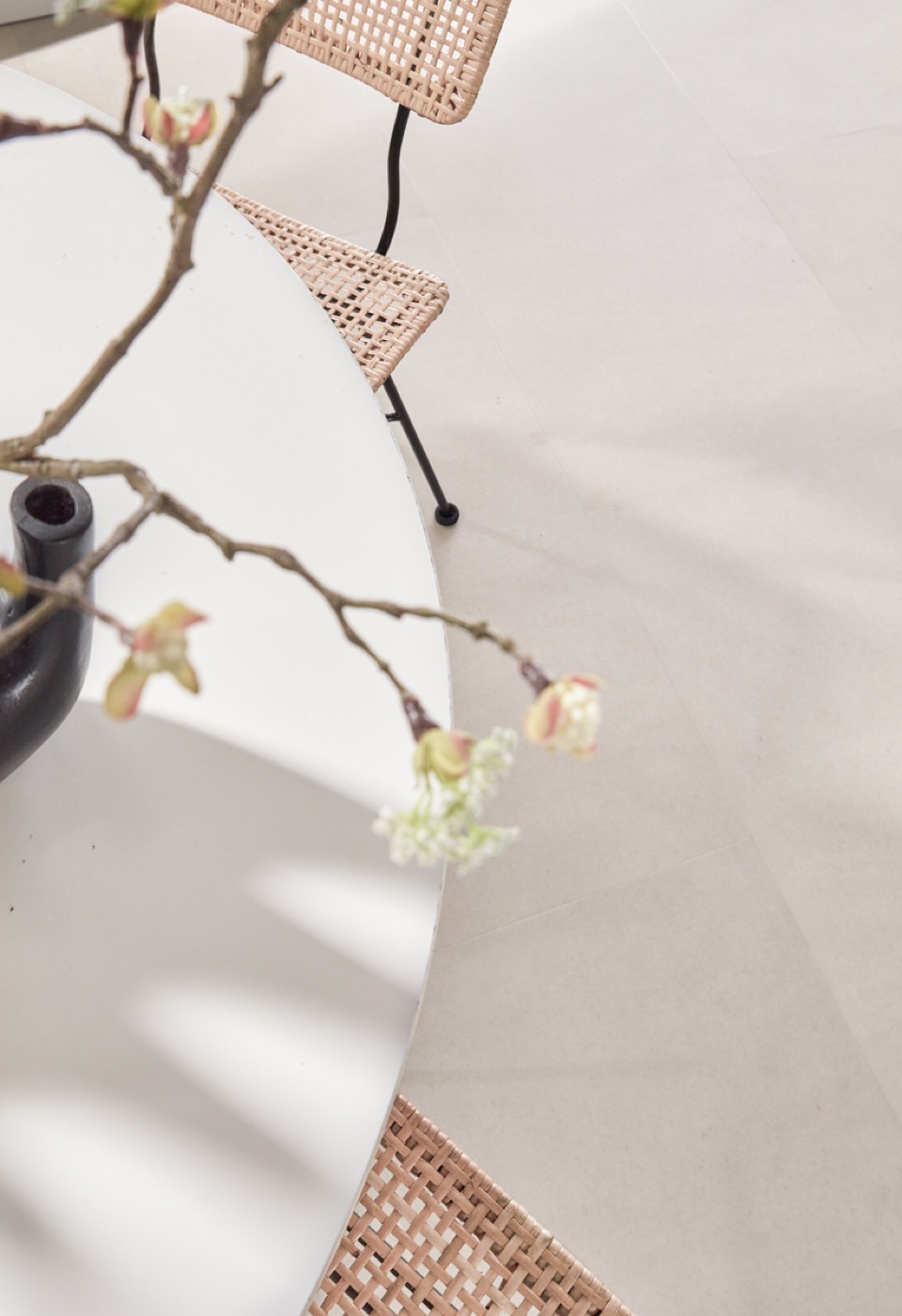 floer tegel click pvc betonlook zand