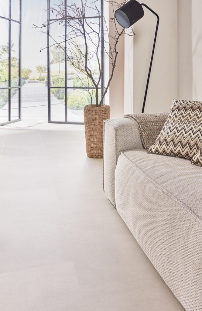 floer tegel click pvc betonlook zand