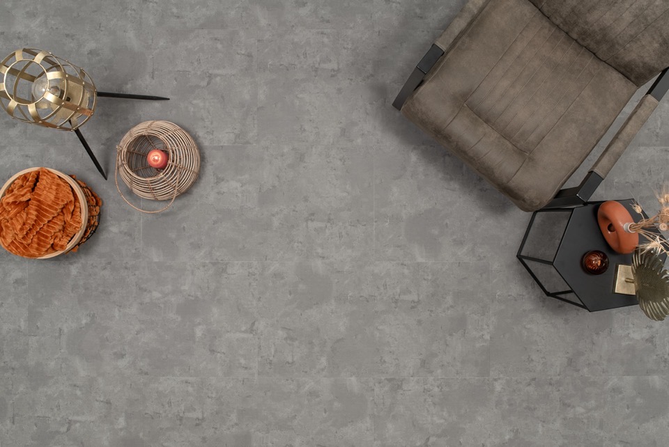 floer tegel pvc betonlook grijs flr 3608