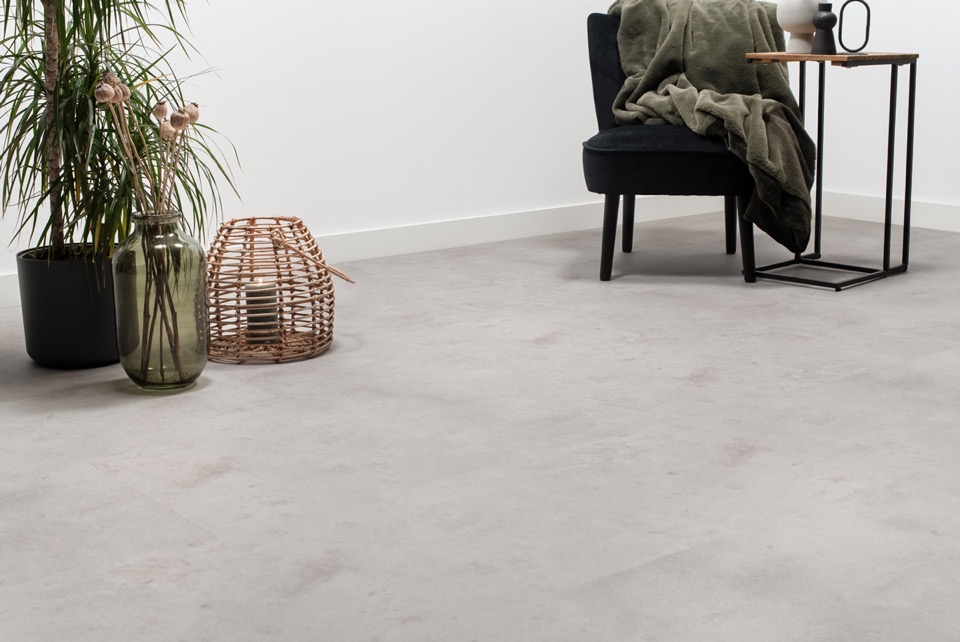 floer tegel pvc betonlook lichtgrijs flr 3613