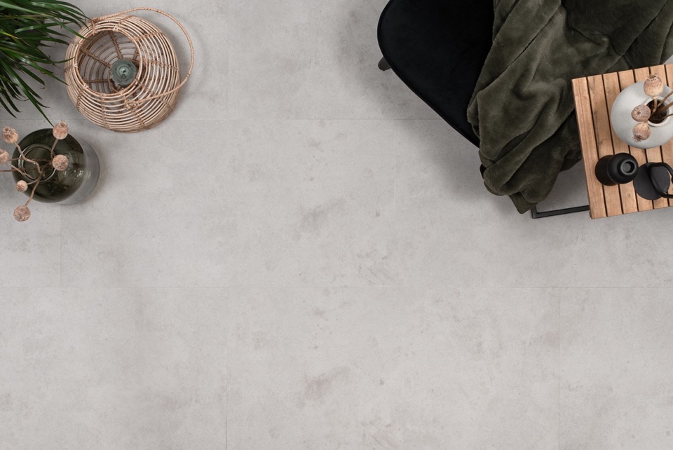 floer tegel pvc betonlook lichtgrijs flr 3613