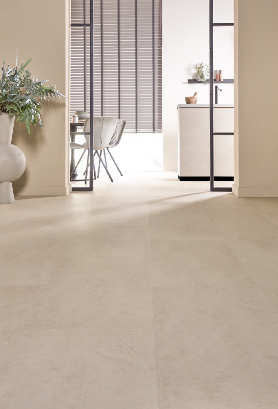 floer tegel pvc betonlook beige flr 3609