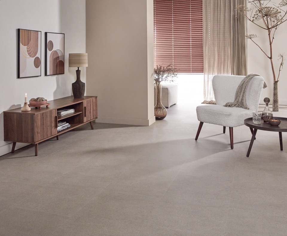 floer tegel pvc betonlook greige flr 3612