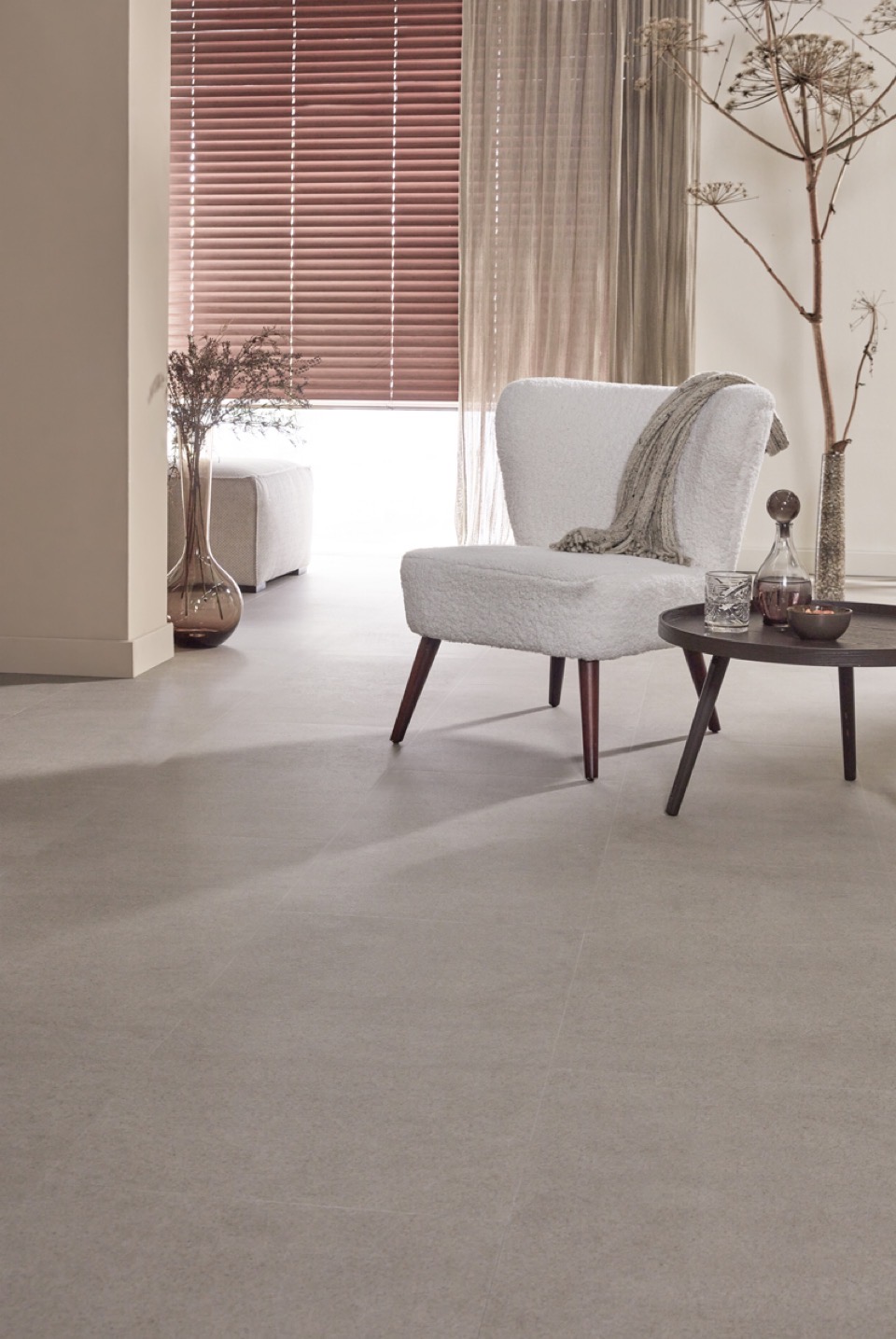 floer tegel pvc betonlook greige flr 3612