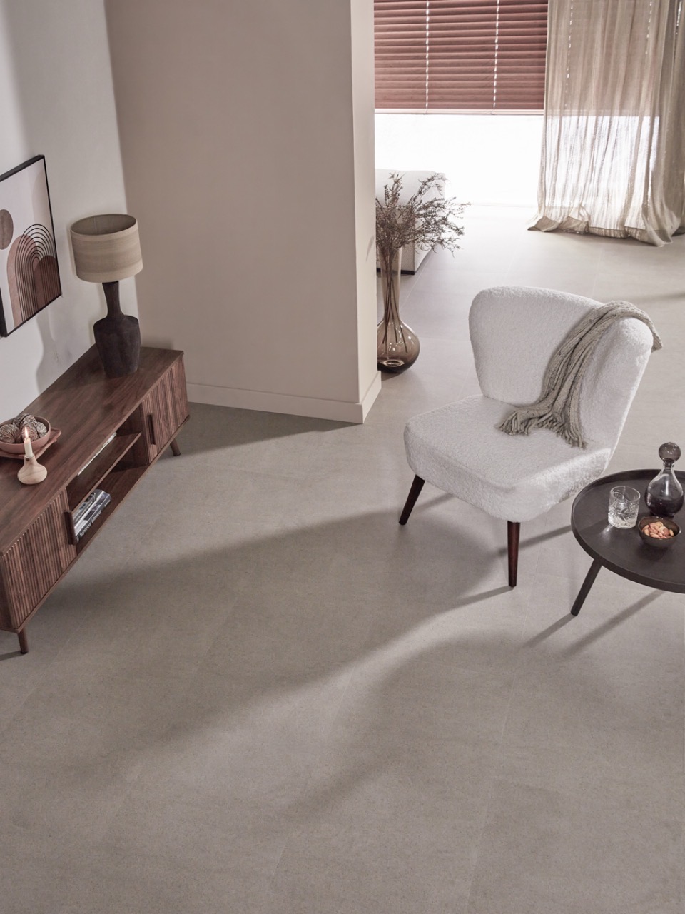 floer tegel pvc betonlook greige flr 3612