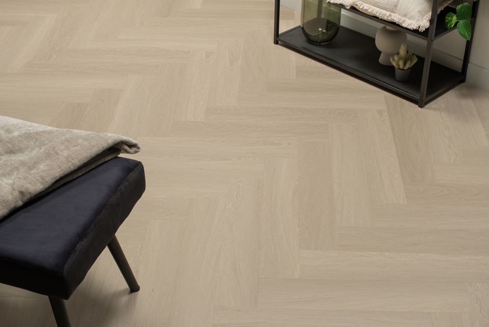 floer visgraat click pvc beige eiken