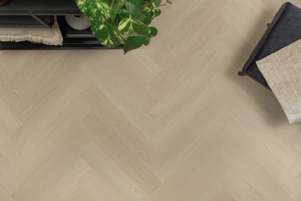 floer visgraat click pvc beige eiken