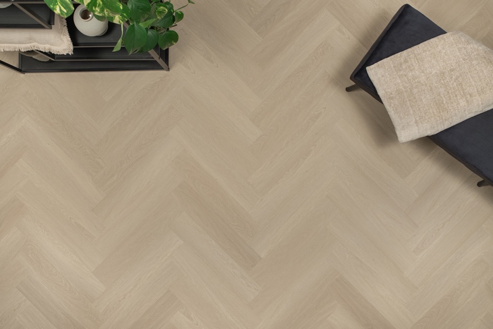 floer visgraat click pvc beige eiken