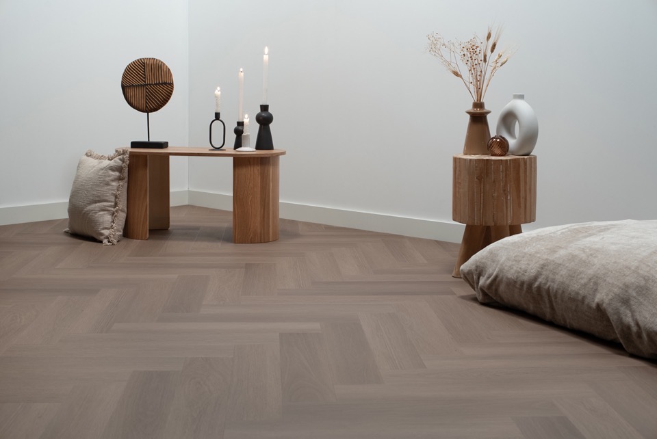 floer visgraat click pvc greige eiken