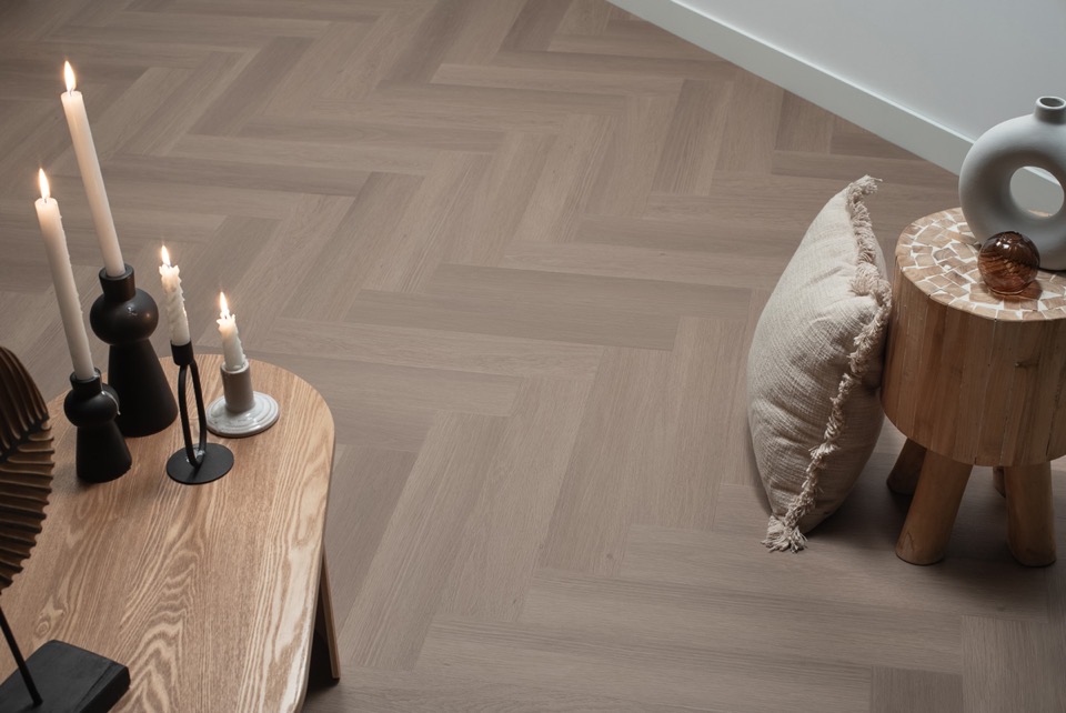 floer visgraat click pvc greige eiken