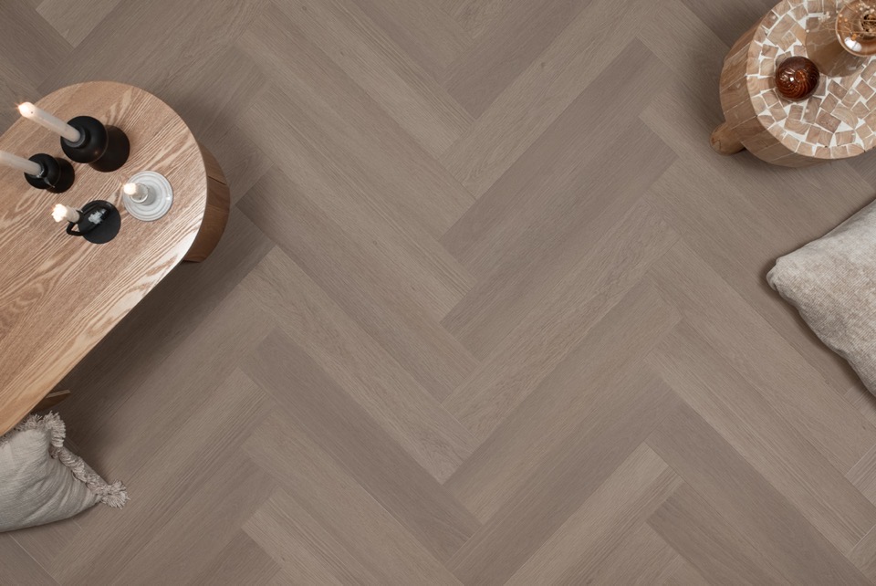 floer visgraat click pvc greige eiken