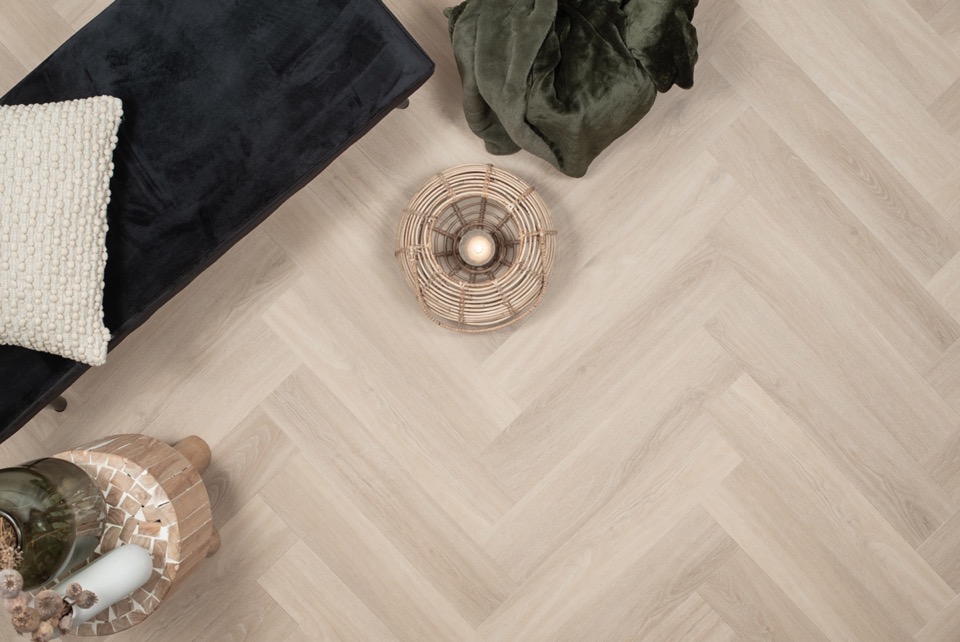 floer visgraat click pvc puur eiken