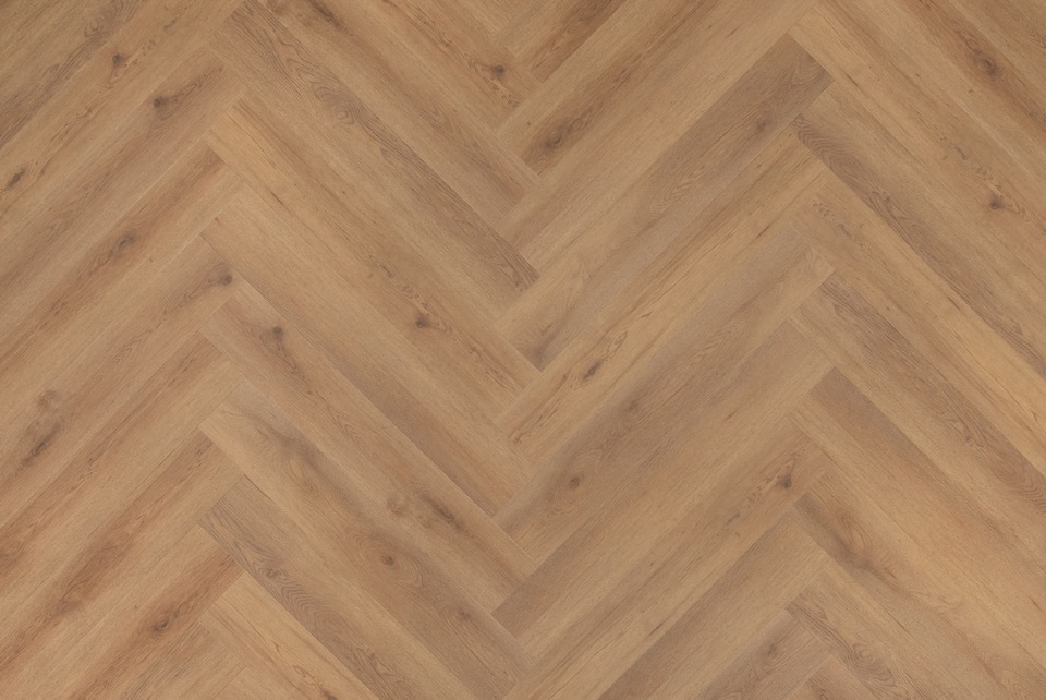 floer walvisgraat click pvc narwal nootbruin