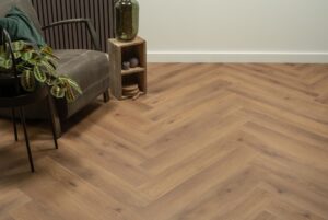floer walvisgraat click pvc narwal nootbruin