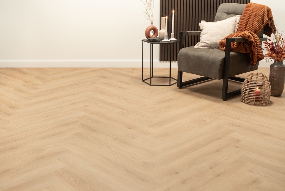 floer walvisgraat pvc bryde bruin flr 3526