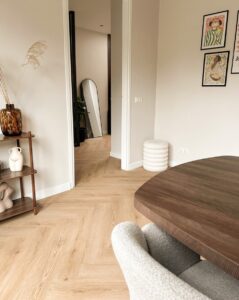 floer walvisgraat click pvc bryde bruin