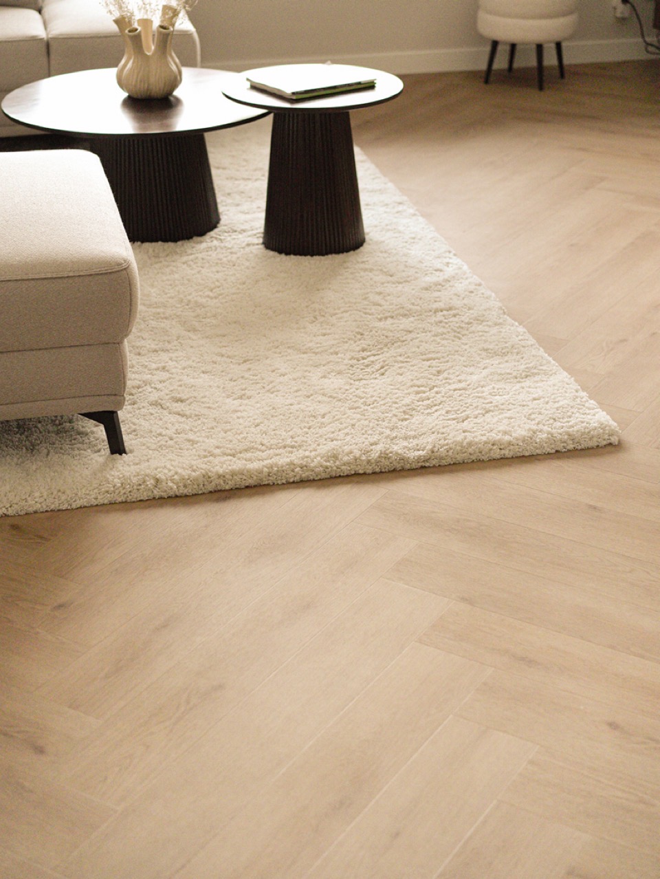 floer walvisgraat click pvc bryde bruin