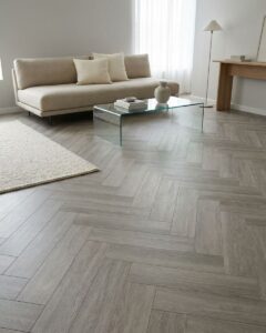 givefloors visgraat laminaat eiken grijs op=op