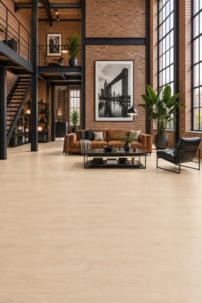 givefloors rustiek eiken beige plak pvc op=op