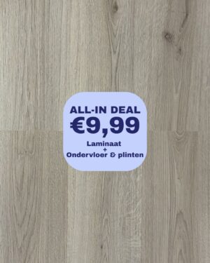 all in deal: givefloors eiken grijs laminaat