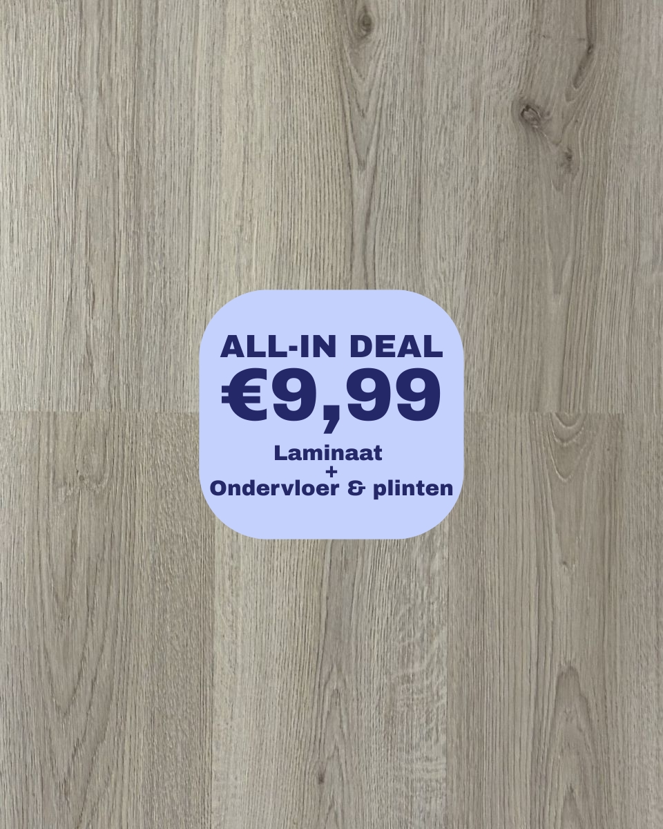 all in deal: givefloors eiken grijs laminaat