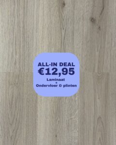 all in deal: givefloors eiken grijs laminaat
