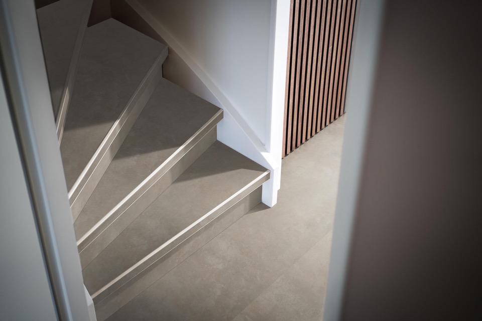 ambiant traptreden set pvc ceramo beige