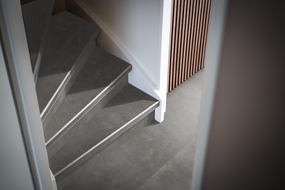 ambiant traptreden set pvc ceramo grey