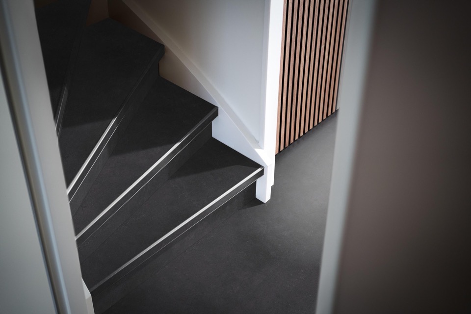ambiant traptreden set pvc sarino anthracite