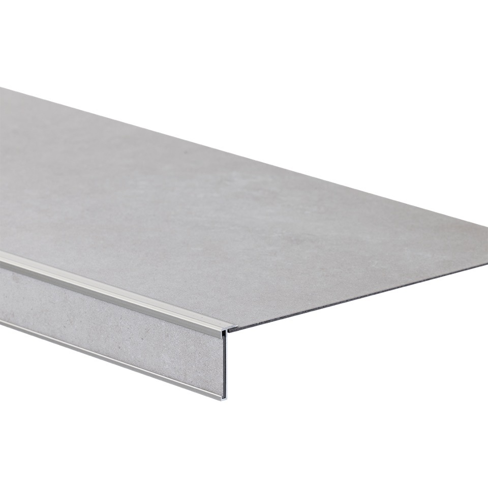 ambiant traptreden set pvc sarino light grey
