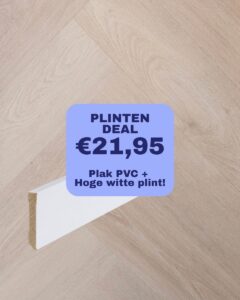 plinten deal: givefloors 20000 visgraat smoky plak pvc